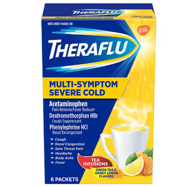 Theraflu Multi-Symptom Severe Cold Tea Infusions